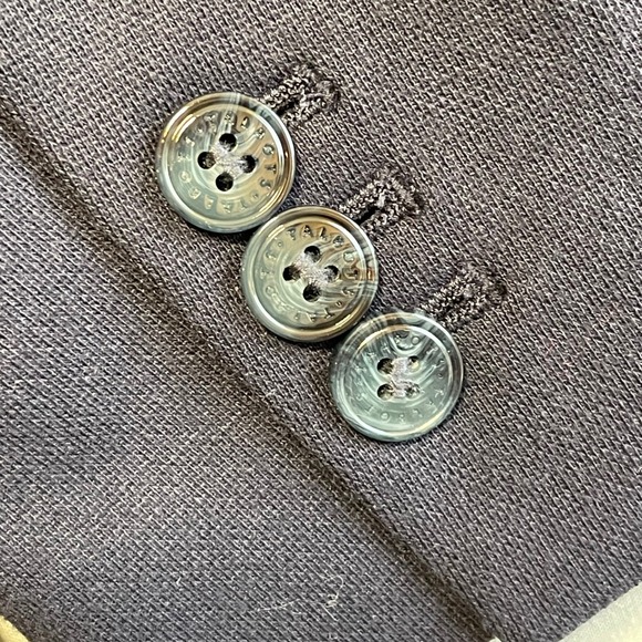 NWT Talbots Aberdeen Blazer Navy Blue Petite Size 14P Two Button Pockets - Picture 5 of 8